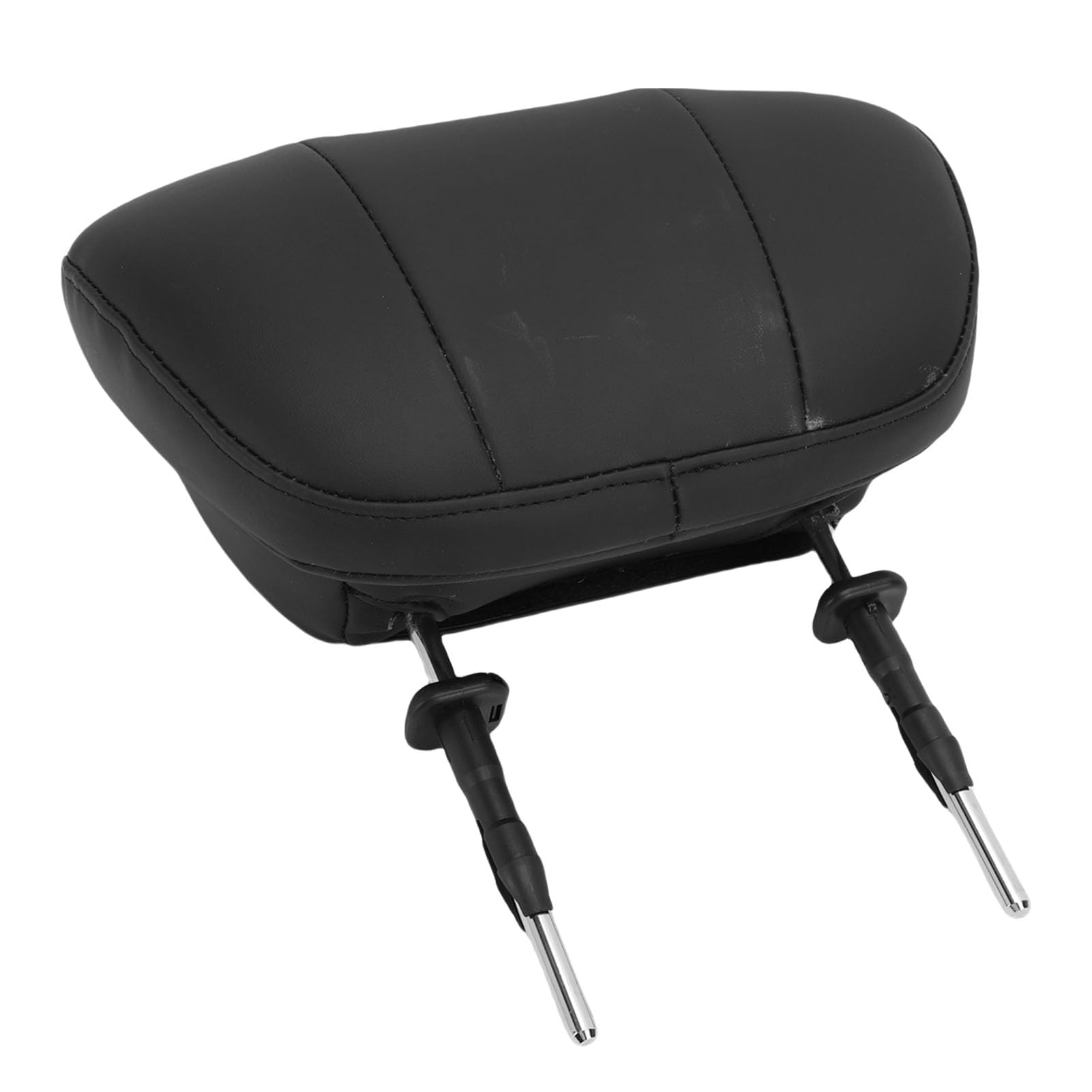 Bewinner Appui-tête Universel en Mousse à Mémoire de Forme pour Siège de Voiture, Oreiller de Rechange en Cuir PU pour Véhicule avec Support en Métal, Distance de Tige de 150 Mm, Coussin Ergonomique