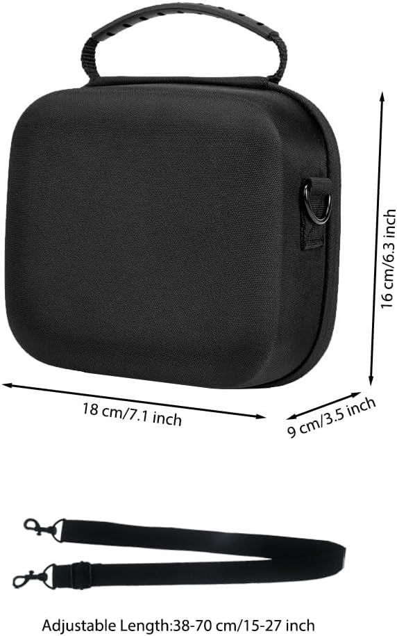 GiGiGuGu DJI NEO Carrying Case, Black Shoulder Bag for DJI NEO Drone Accessories, Lightweight Splash-Proof Storage Bag with Adjustable Strap for Travel, Outdoor, Home Use