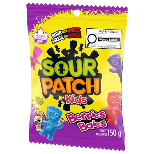 Maynards Sour Patch Kids, Berries, Candy, 150g/5.25 oz., Imported from Canada) - image 9
