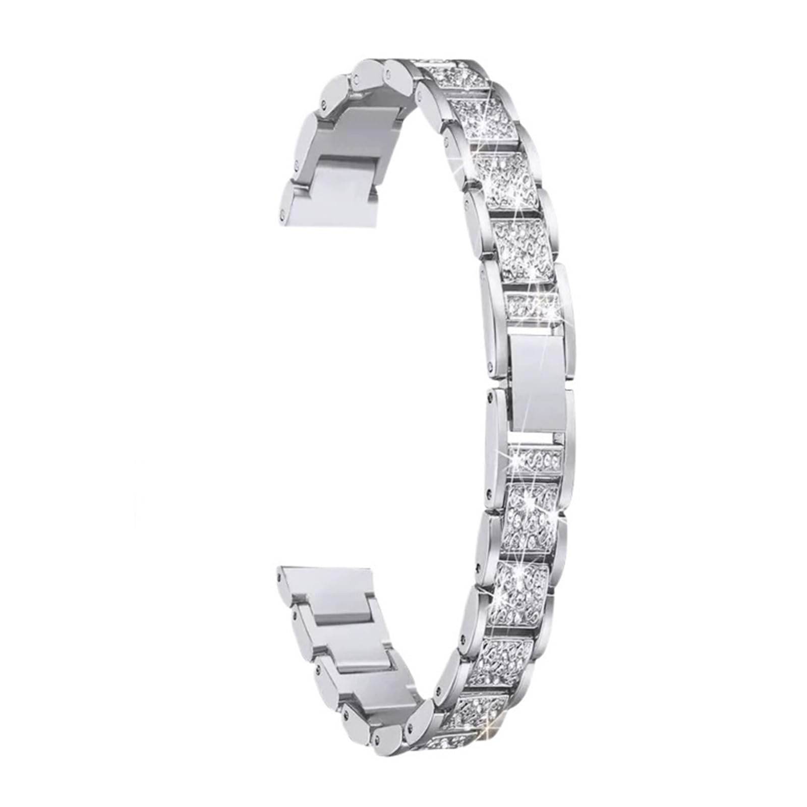 Akcesoria do pasków do zegarków ze stali nierdzewnej 12 mm 14 mm unisex Wytrzymała metalowa opaska na nadgarstek ze składanym zapięciem