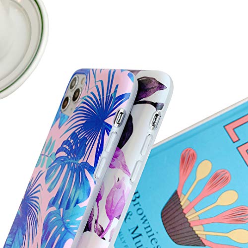 Image of MVYNO Floral Tropical Beach Design For iPhone 11 Cover | Elegant Trendy iPhone 11 Case (Green, Flexible | Silicone | Tropical)