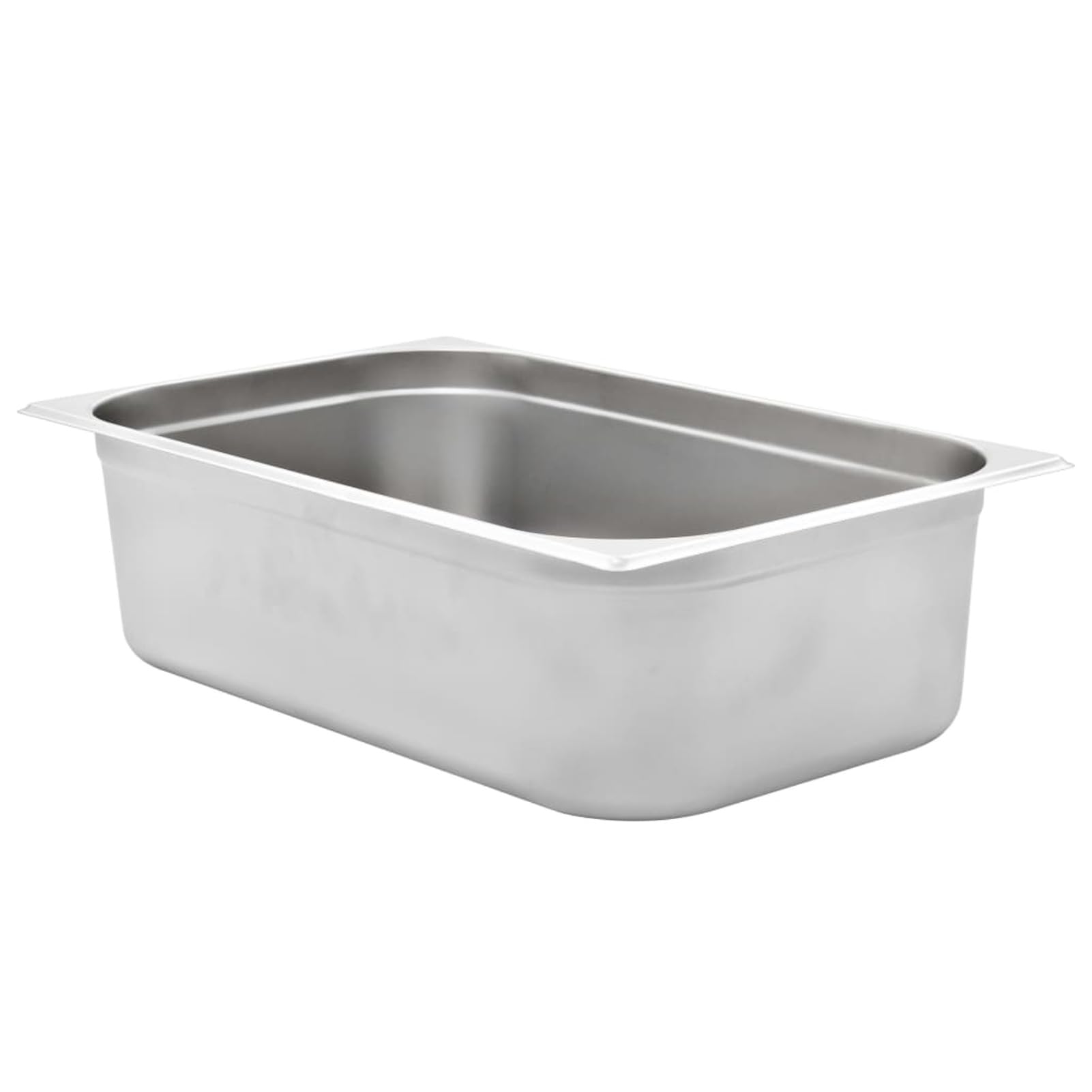 Homgoday Gastronorm - Contenedores de acero inoxidable, 2 unidades, GN 1/1, 150 mm, decoración de muebles de interior para salón, oficina o dormitorio