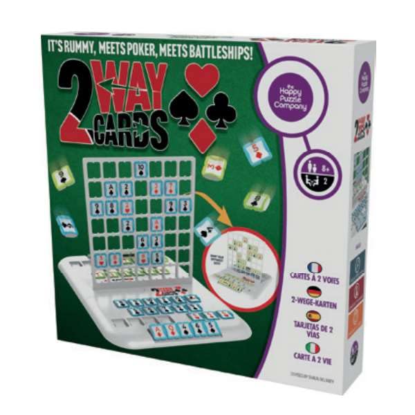 The Happy Puzzle Company 2 Way Cards, Blue,green