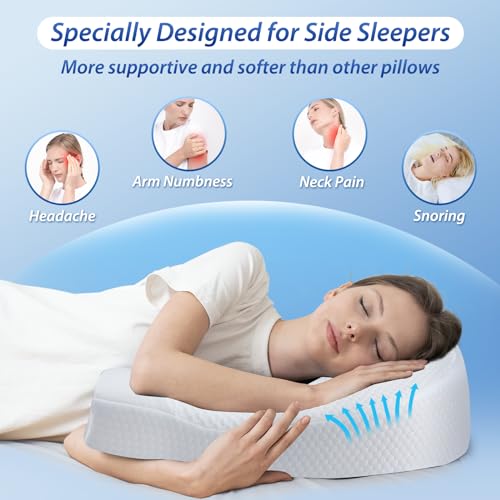 HOMCA Upgraded Body Pillow for Side Sleeper, U-Shaped Ergonomic Memory Foam Contoured Pillow for Neck and Shoulder Pain with Cooling Breathable Hypoallergenic Pillowcase - Thumbnail 3