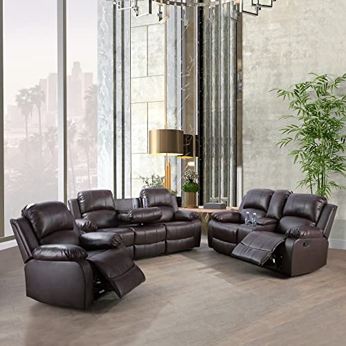 Beverly Fine 3 Piece Recliner Living Room Set