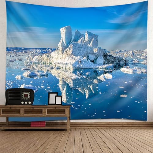 Tenture murale petite paysage glacier pour decoration chambre enfant