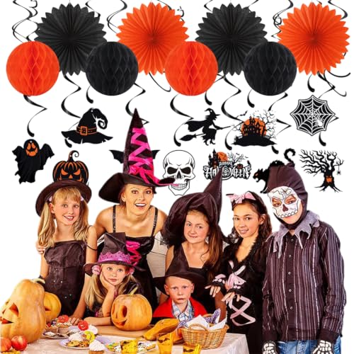 Image of Happy-Halloween Party-Decorations Indoor-Wall Ceiling-Decor Streamers