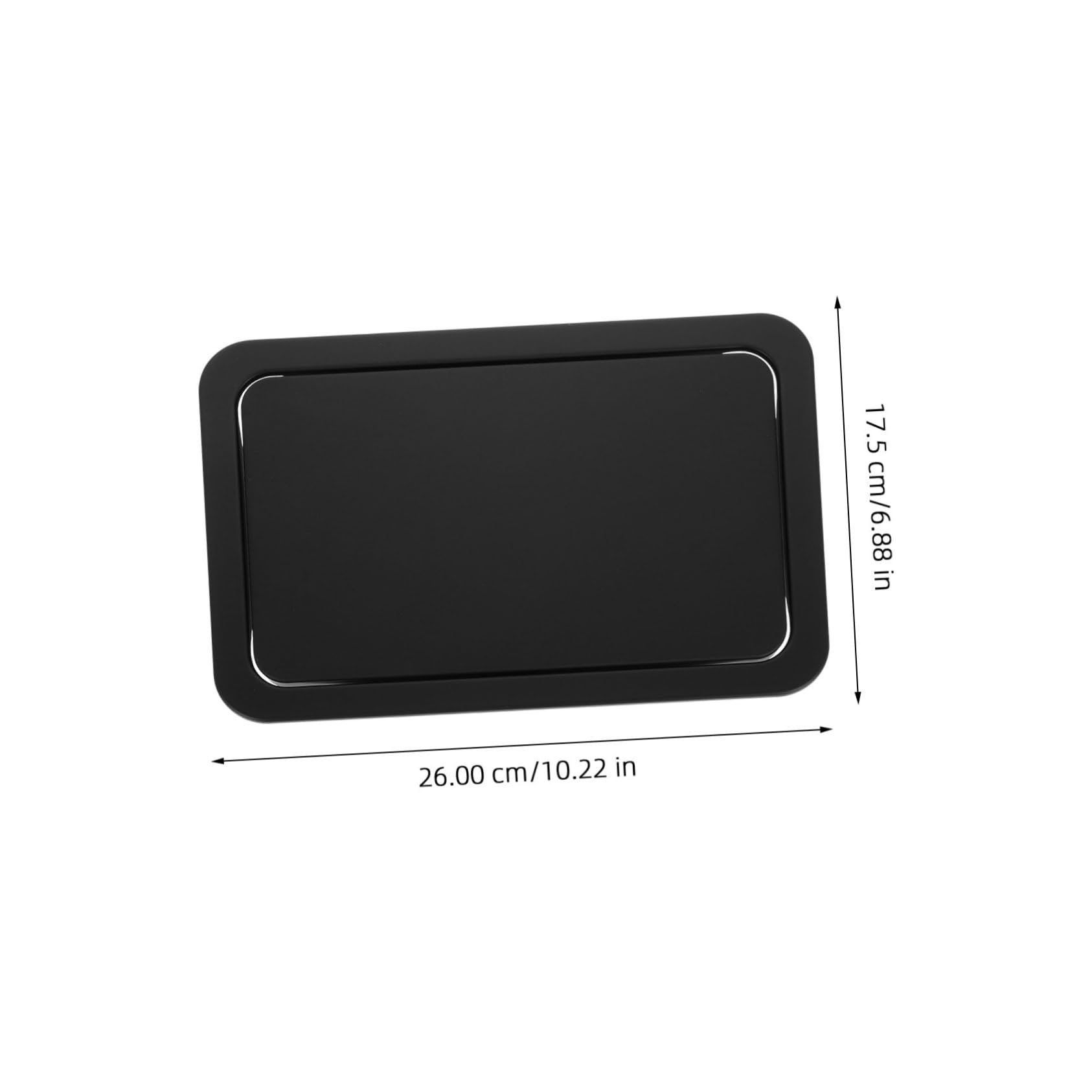 Kichvoe Tapa Abatible Resistente y Funcional de Acero Inoxidable Negra para y para Cubo de Basura de Encimera Adecuado para Cocinas en Hoteles y Restaurantes Cocinas Hoteles Restaurantes