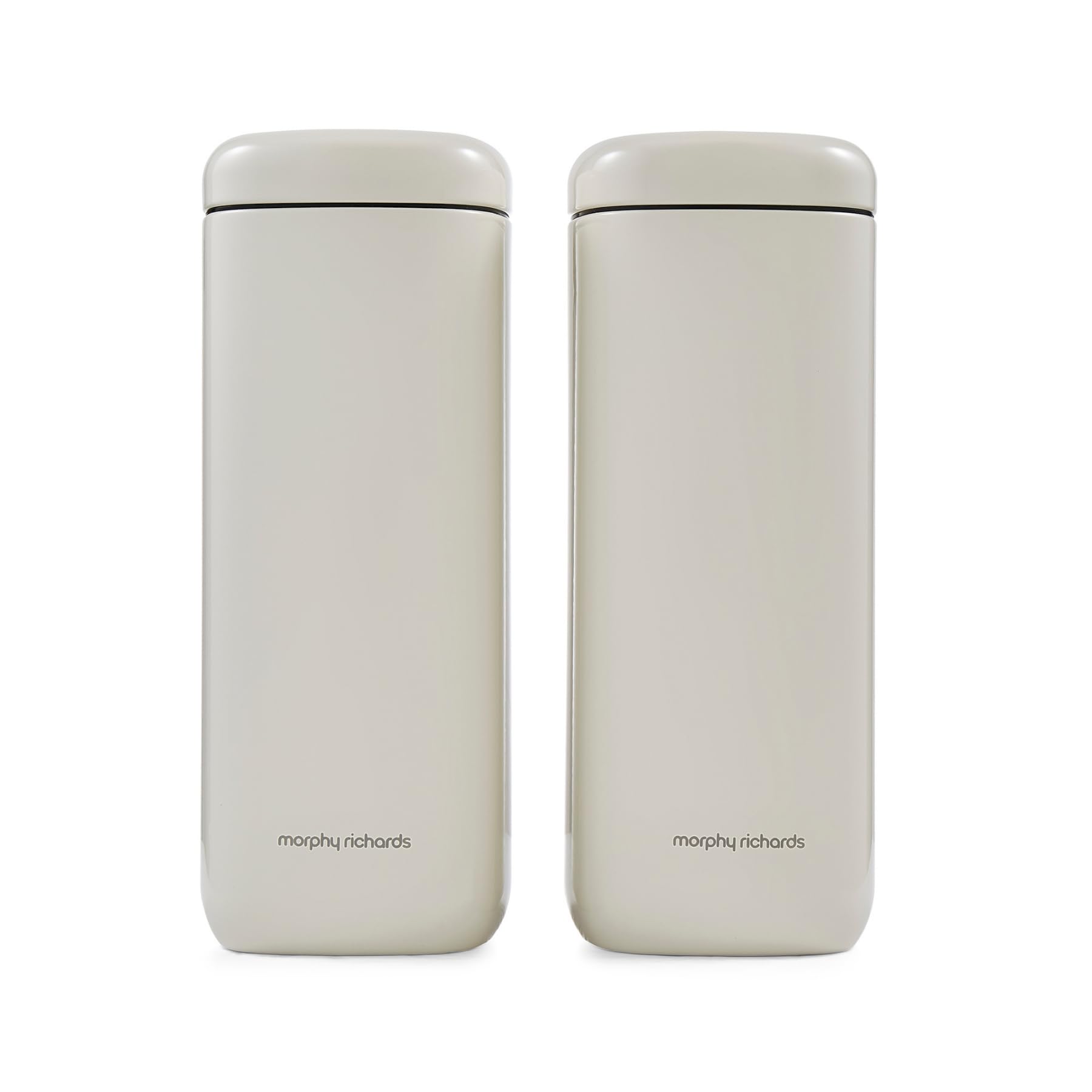 Morphy Richards Unisex Cream Storage Canisters Set In | Size: Large