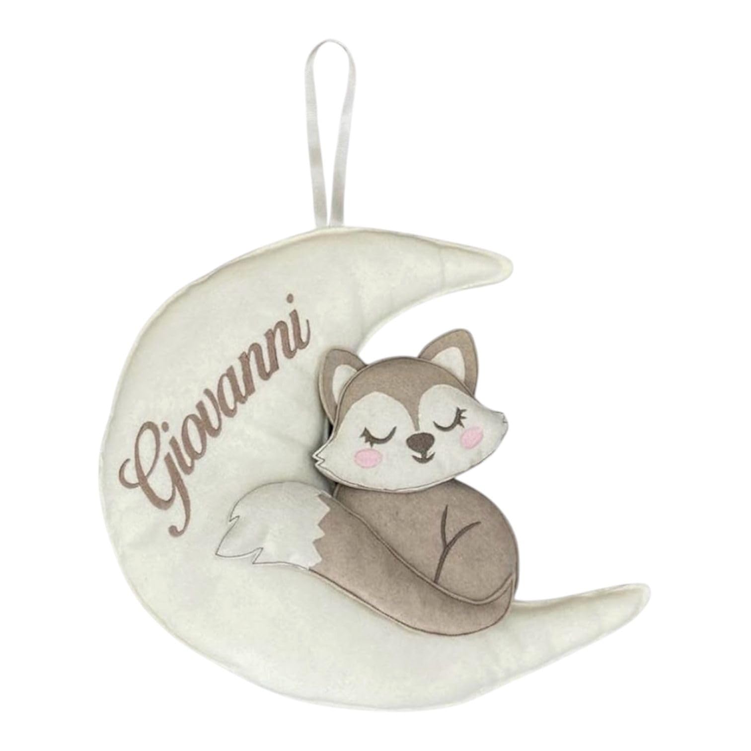 Fiocco Nascita Personalizzato Tema Volpe su Luna - Coccarda nascita con nome personalizzato - Fatto a mano - Made in Italy - Handmade - Pri Frog