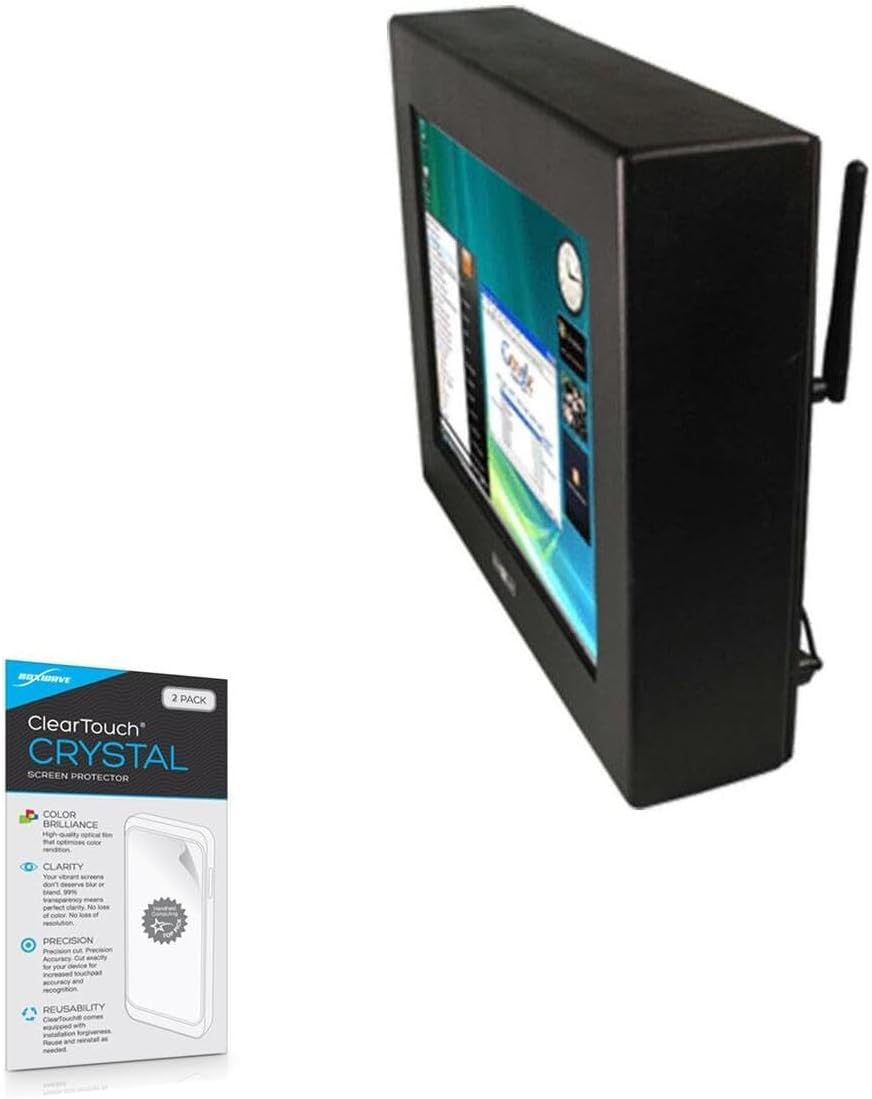 BoxWave Screen Protector Compatible with Small PC SD100/ML - ClearTouch Crystal (2-Pack), HD Film Skin - Shields from Scratches