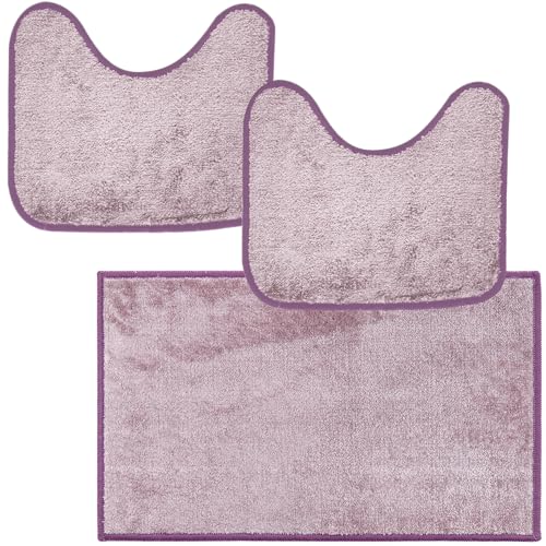 Comart - Set Tappeti Ocean Bagno - Tris Tappetini Bagno: