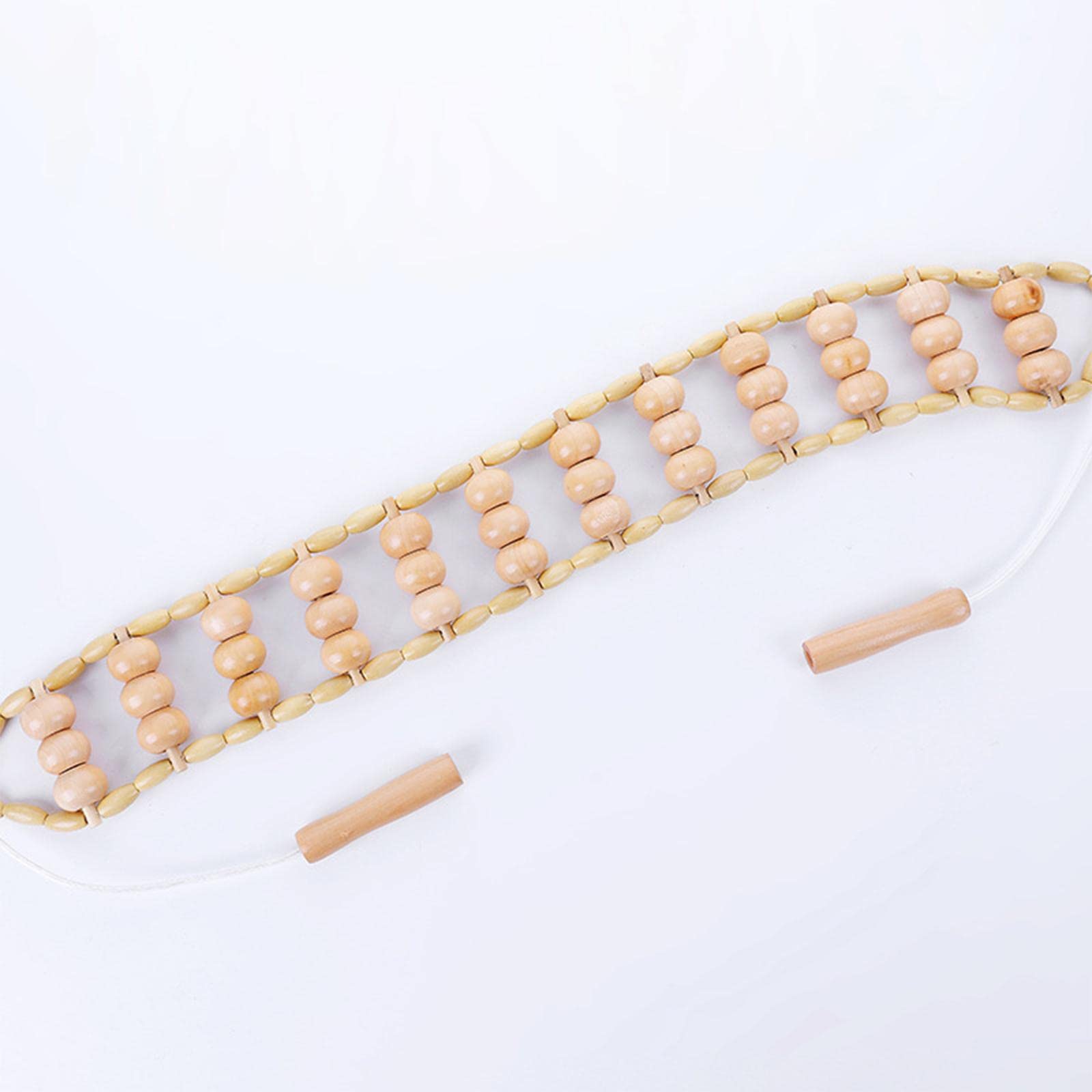 5 Rodillos de Madera para Masaje Linfático Corporal, Alivio de La Celulitis Y El Dolor Muscular.