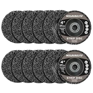 WelderElite Abisolierscheiben für Winkelschleifer, 12 Stück