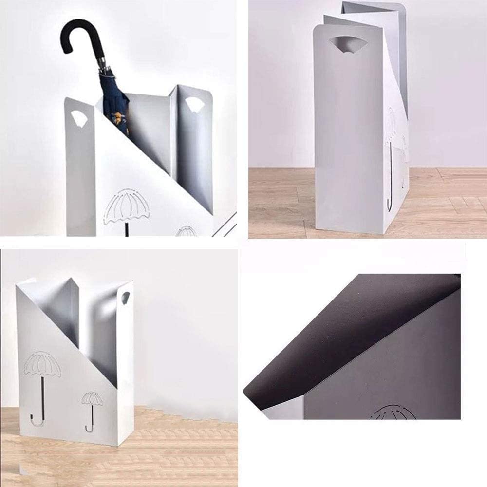 Resistente DiseñO Soporte De Paraguas De Metal Estante De Paraguas De Uso General Cubo De Paraguas De Oficina En Casa Bastidores De Almacenamiento De Vestíbulo De Hotel Soporte De Paraguas Alta Durabi