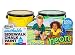 RoseArt Washable Sidewalk Chalk Paint (2 Count), Neon Green/Yellow