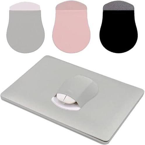 Miniatura 1 de Paquete de 3 bolsas universales para mouse adhesivas, soporte delgado para mouse mágico, con adhesivo reutilizable, sin residuos de pegamento,