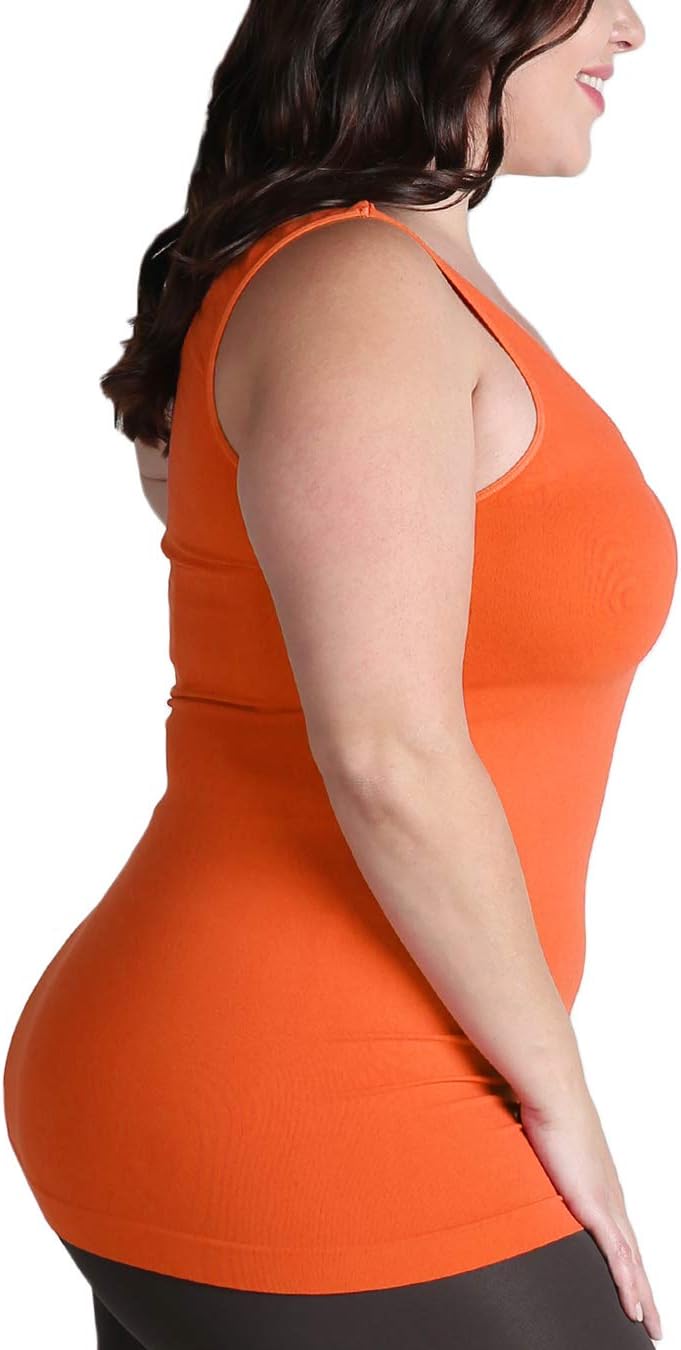 NIKIBIKI Women Seamless Premium Classic Tank Top, Made in U.S.A, Plus Size - Image 3