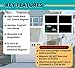 Magnetic Garage Door Windows | Fits 2 Car Garage | Strong & Glossy Real Look | Decorative Black Window Decals | Magnets Hardware Set | Faux Kit | Perfect Decoration & Easy Installation Home Upgrade