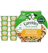 Greenies Smart Topper High Protein Wet Mix-in for Dogs, Chicken, Green Beans & Sweet Potatoes Rec...