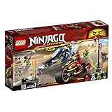 LEGO NINJAGO Legacy Kai’s Blade Cycle & Zane’s Snowmobile 70667 Building Kit (376 Pieces)