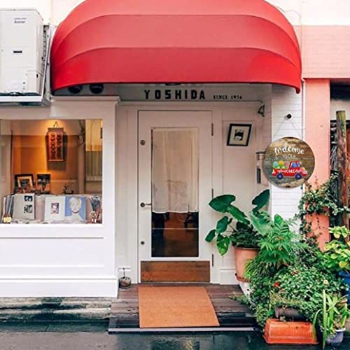 Liulimi Diamond Painting Wall Decor, Interchangeable Seasonal Welcome Sign Hanging With 12 Pcs Soft Magnetic Diamond Painting Stickers For Beginners, Adults & Kids Art Craft Supplies (Various Floats) #TOP4