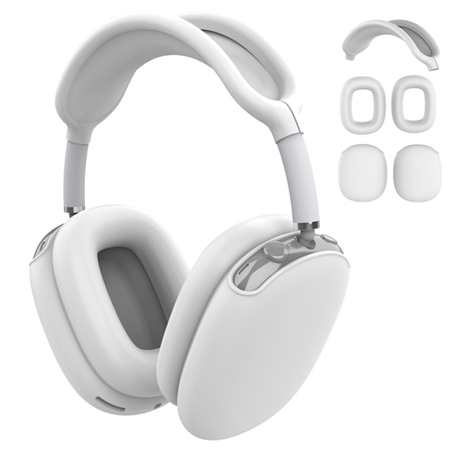 Tsophreniq Protective Sleeves for Headphones Featuring AntiScratch Materials Earpads Cover Headband Cover Sleeves Silicone Case