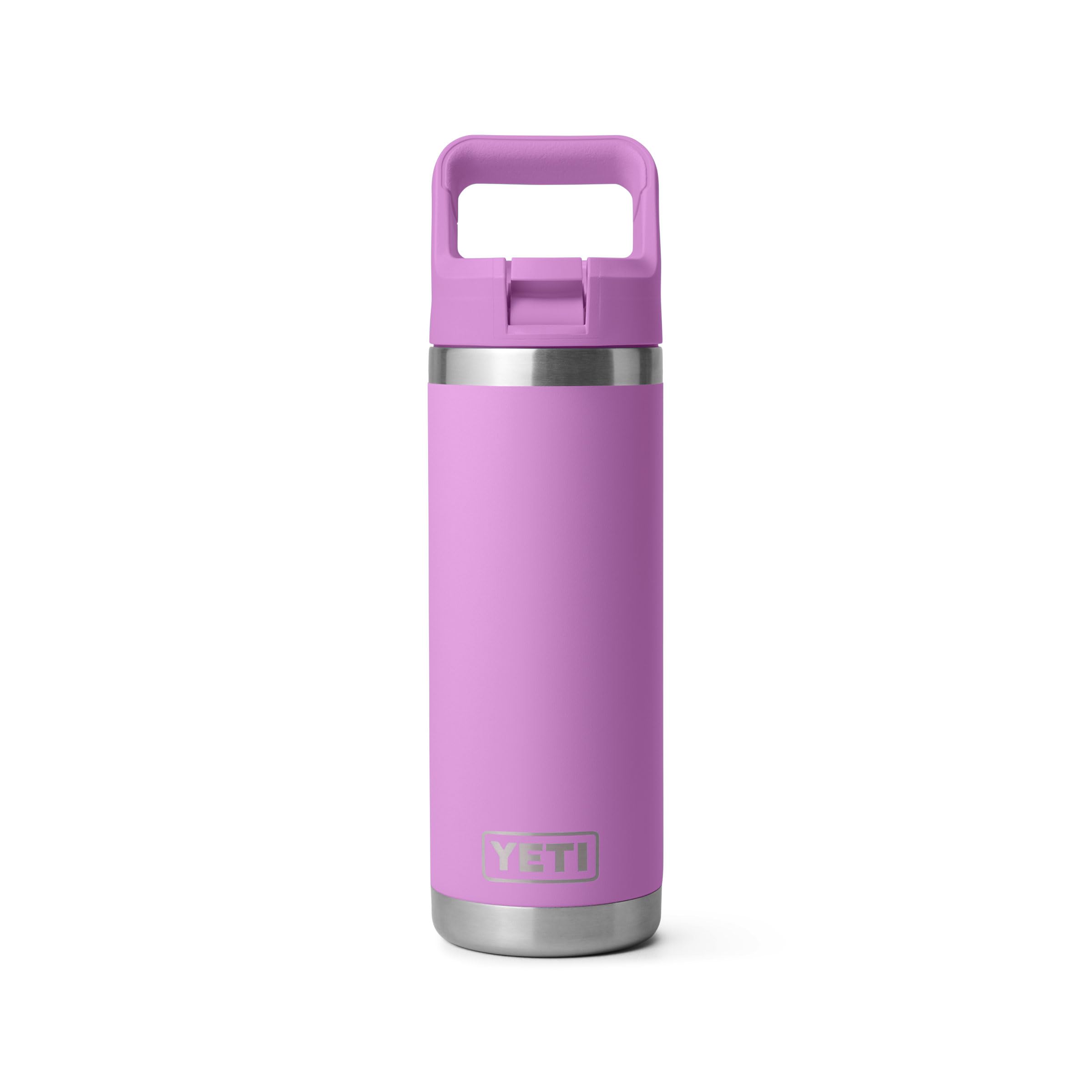 YETI Rambler 18 oz Bottle, Vacuum Insulated, Stainless Steel with Color Matching Straw Cap, Desert Bloom — image 1