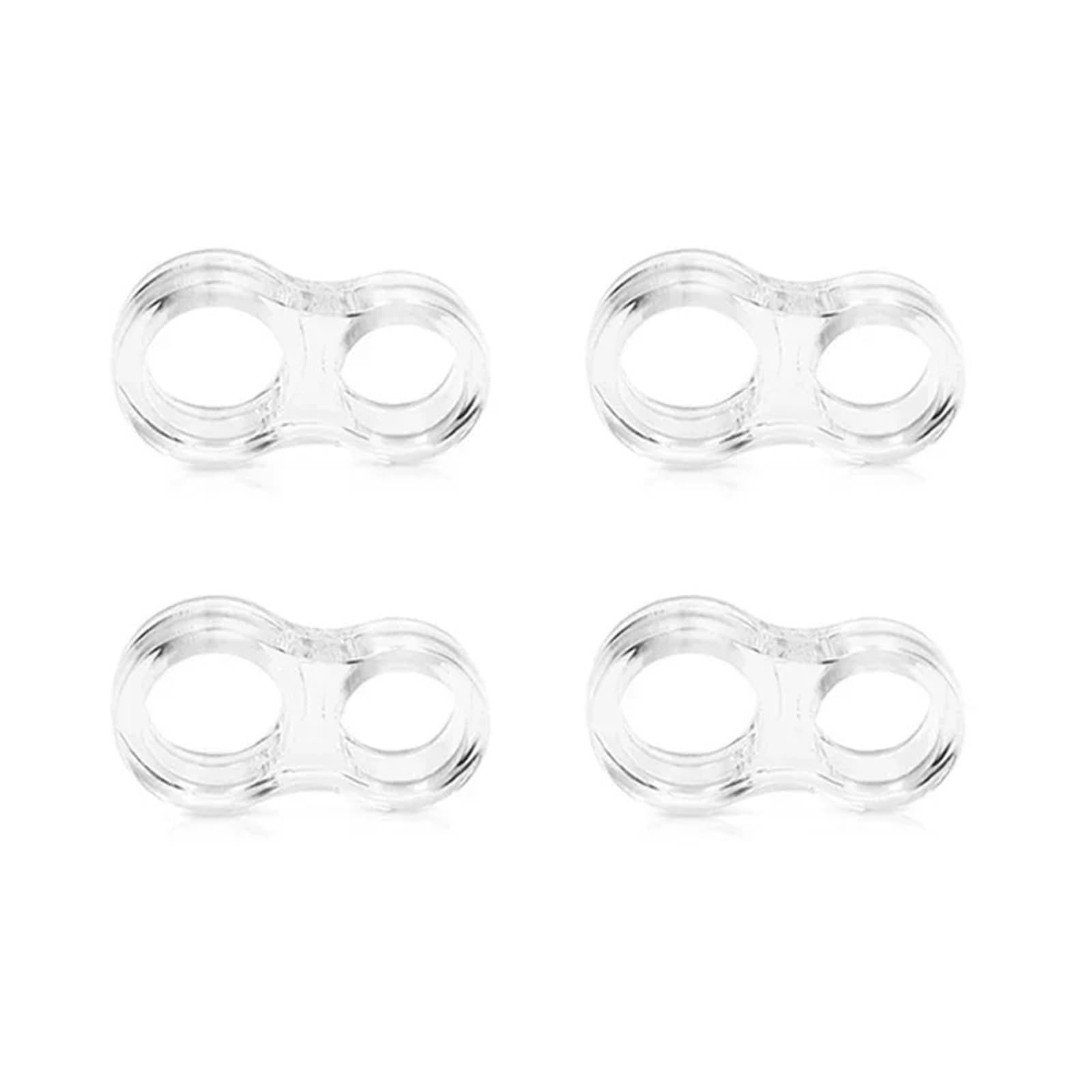 Door Stop Transparent Doorstop Door Handle Wall Protection Buffer Furniture Pad Crash Shockproof Ring Stopper(B-4Pcs)