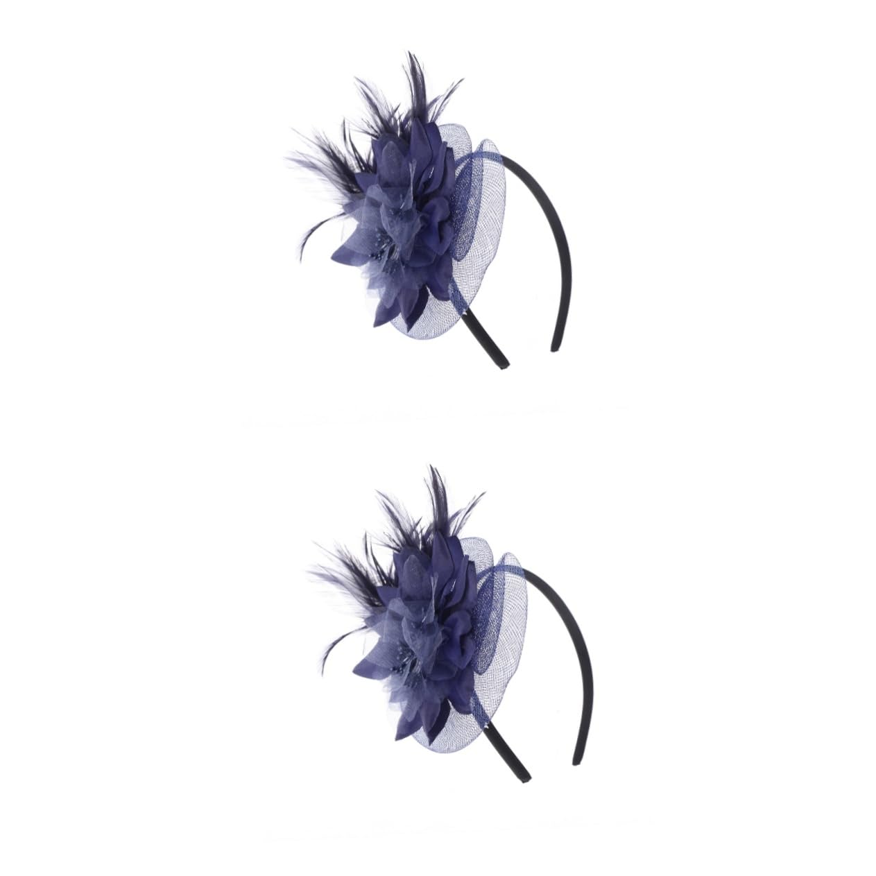 FRCOLOR 2Pcs Cravatte Per Veli Sposa Mini Fermagli Per Per Le Donne Fascia Cappello Di Fascinator Fascia Per 1920 Per Testa