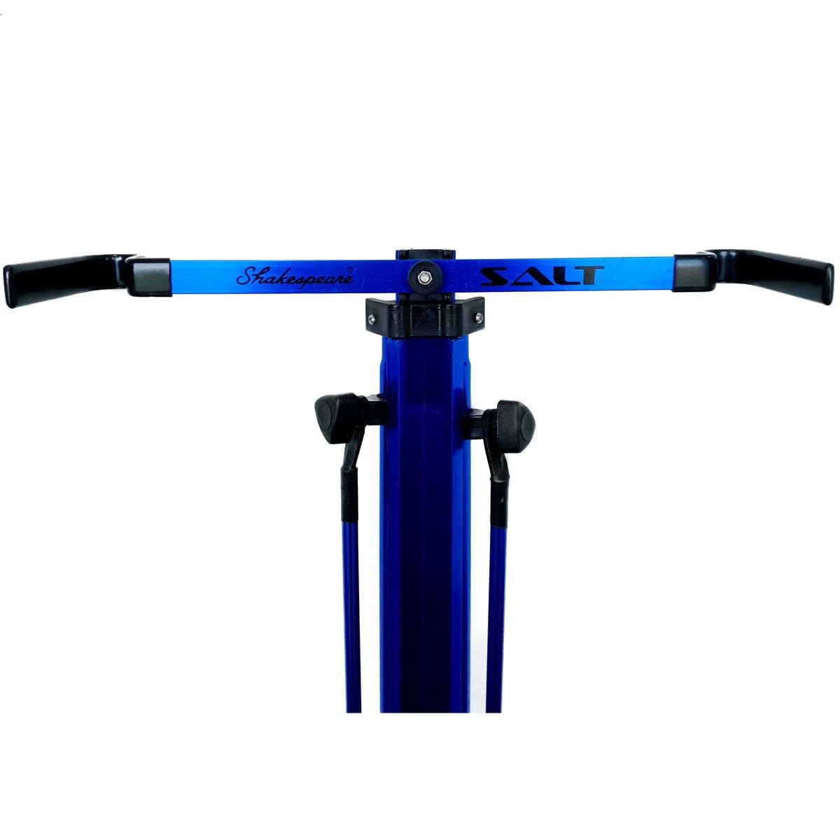 Shakespeare Salt Beach Rest, Treppiede di supporto per canna da pesca, 125-204 cm, colore: Blu/Nero