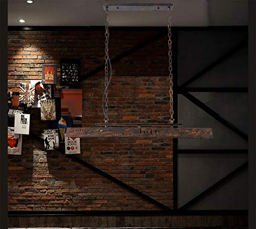 Metall Pendellampe Retro Pendelleuchte Vintage Hängelampe Eisen-Stil Hängeleuchte Industrial E27 Leuchtmittel Geeignet Für Wohzimmer Esstisch Küche Esszimmer Restaurant Keller Bar(Keine Glühbirne)