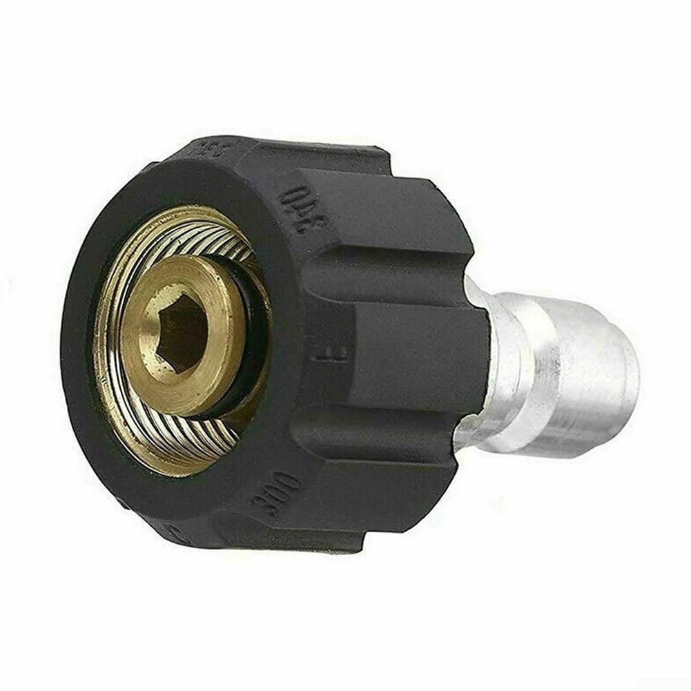 Quick And Easy M22 Raccord Pivotant Vers 3/8 Pour Nettoyeur Haute Pression M22 14 Mm 15 Mm