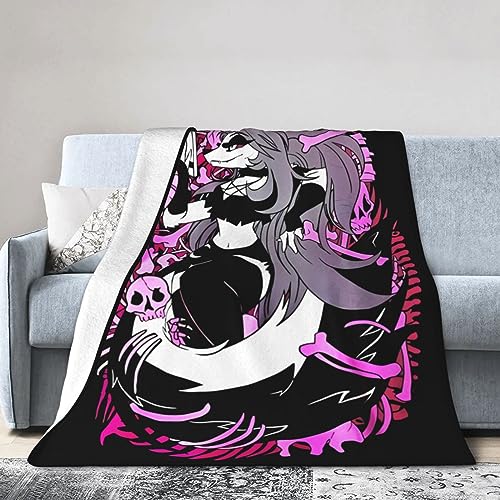 Helluva Anime Boss Blanket Personalised Ultra-Soft Micro Fleece Blanket Lightweight Flannel Throw Blankets for Home Sofa Bed 50'X40'