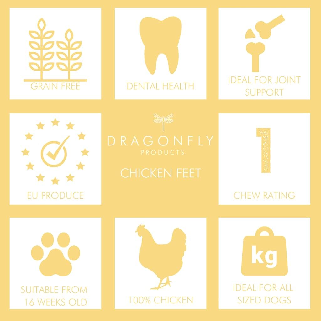 Dragonfly Products Grain Free Puppy & Adult Training Treats - 100% Pure Meat - Healthy Low Fat Dog Treats - 250g (Chicken) - Image 4