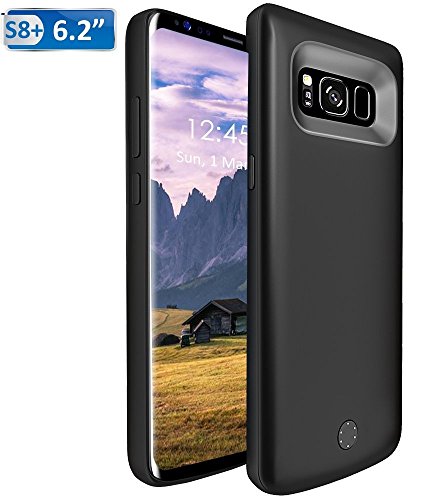 6500mAh Battery Case for Samsung Galaxy S8 Plus, Vproof Portable Charger Charging Case Rechargeable External Battery Protective Cover case for Galaxy S8+ (Black)