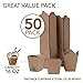 Take Out Food Containers 16 Oz Microwaveable Kraft Brown Paper Chinese Takeout Box (50 Pack) Leak and Grease Resistant Stackable Pint Size To Go Boxes - Recyclable Food Containers - Party Favor Box