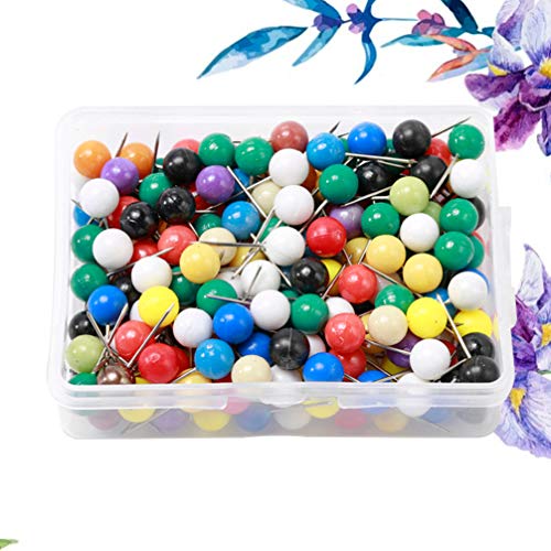 Alfinetes de Plástico Coloridos para Pinos de Plástico Coloridos da Healifty 100 pçs para Marcação d