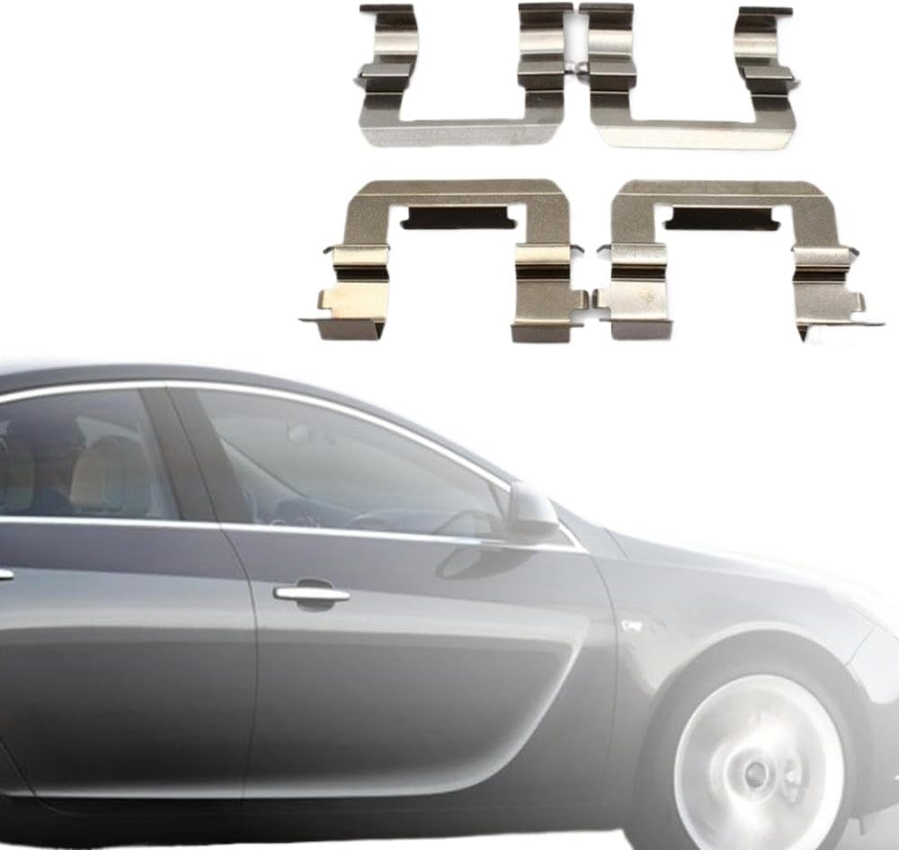 Front Brake Pad Anti-Rattle Clip and Fitting Kit Compatible with OE BPF1776A for Insignia 2008–2015