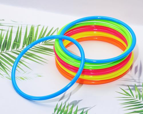 80s Plastic Bangle Bracelets 10Pcs Retro Candy Color 90s Style Rock Pop Star Disco Acrylic Wrist Rings for Women Men Party Favor3