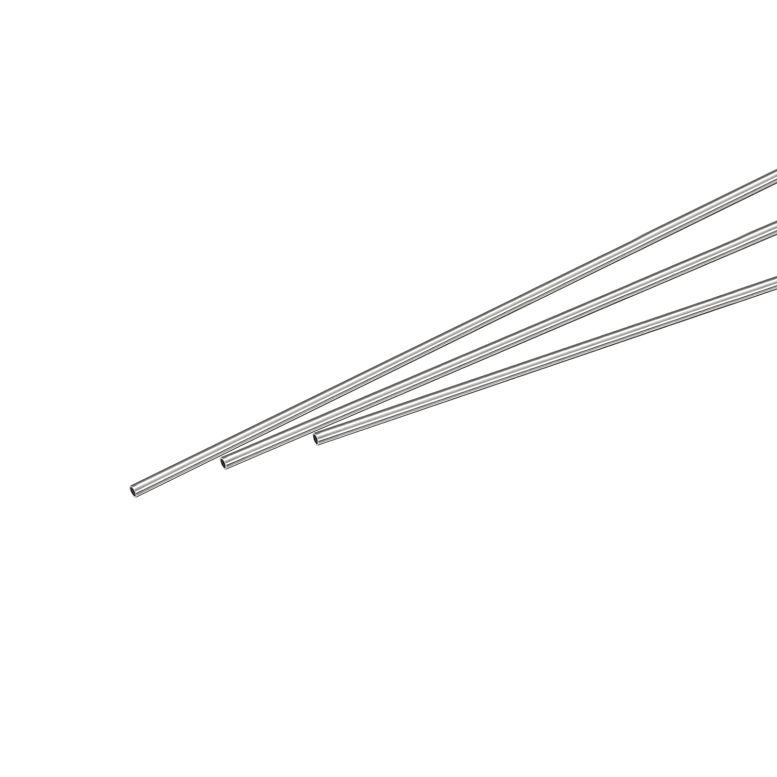 QUARKZMAN 304 Rura kapilarna ze stali nierdzewnej, OD 1mm x 0,1mm gruba ściana 250mm długość metalowa rurka do maszyn przemysłowych, 3 szt