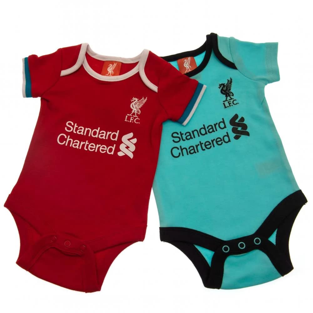Justswag Red Brecrest Liverpool Baby Bodysuits 2020/21-3-6 Months
