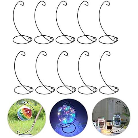 BSTKEY Set of 10 Hanging Ornament Stands Cover