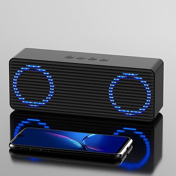 GESJKR Speaker Payment Player Card Insertion Dazzling Subwoofer - 3