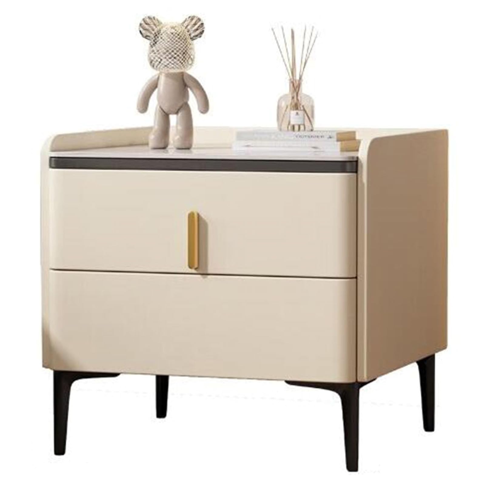 Table de Chevet en Ardoise Pratique pour Rangement de Nuit