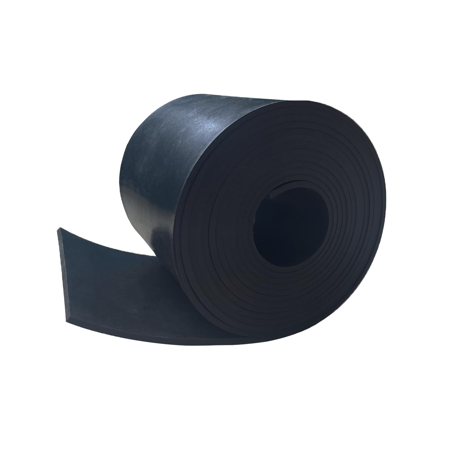 Neoprene Rubber Strips 1/8 (.125)" Thick X 4" Wide X 10'Long, Wide Rubber Strip for Supports, Leveling, Belting, Sound-proofing, Waterproof