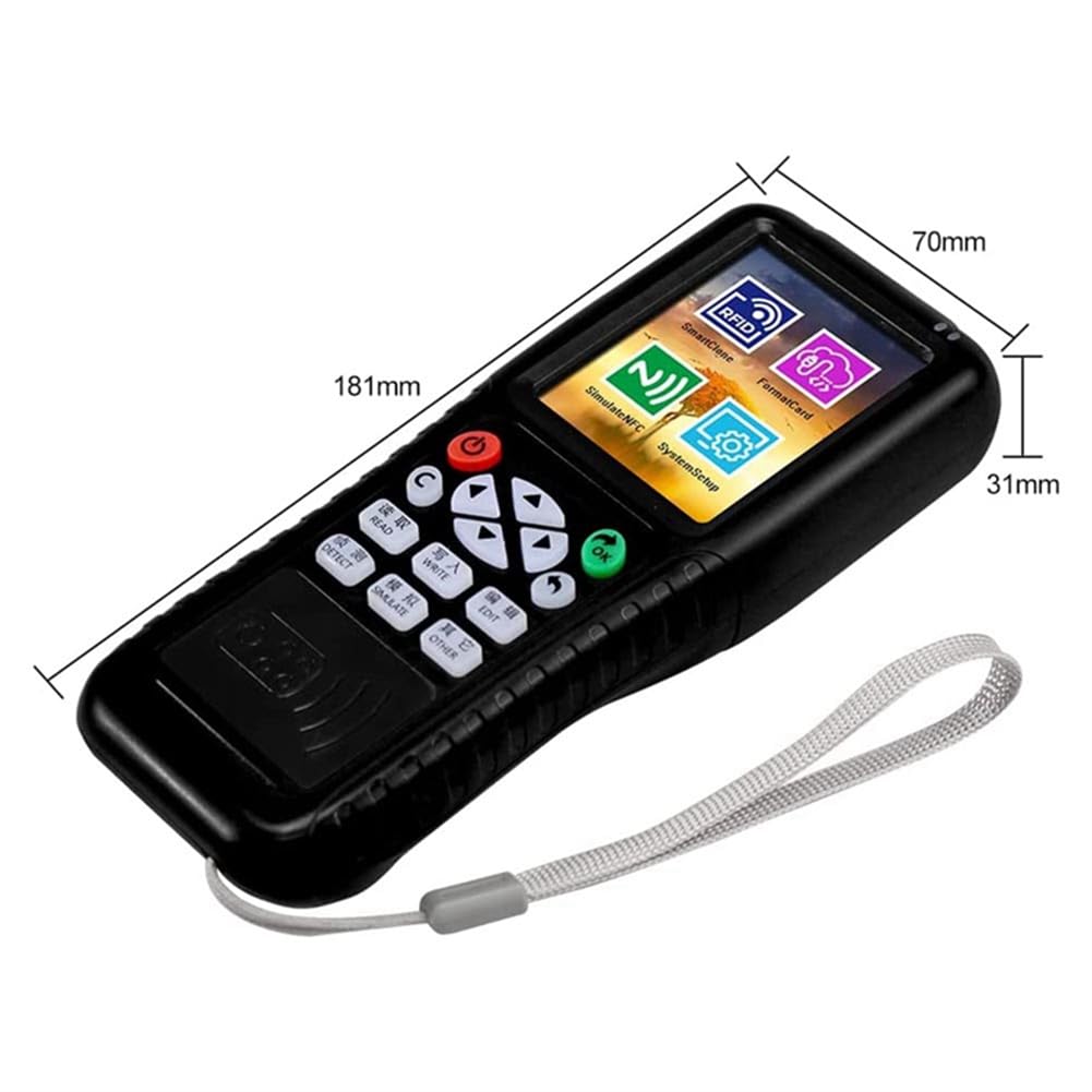 Joselin X100 RFID NFC Smart Card Reader Writer + 5xUID Schlüsselanhänger RFID Duplizierer ID IC Karte Programmierer Verschlüsselter Schlüssel Kopierer