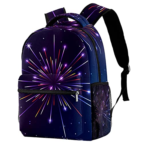 Sac à dos décontracté au motif coloré unique avec oiseaux sauvages édition femme