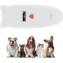Smoostart Pet Microchip Scanner, ISO11784/ISO11785/FDX-B/EMID Cute Pet Microchip Reader for Animal/Pet/Dog/Cat/Pig