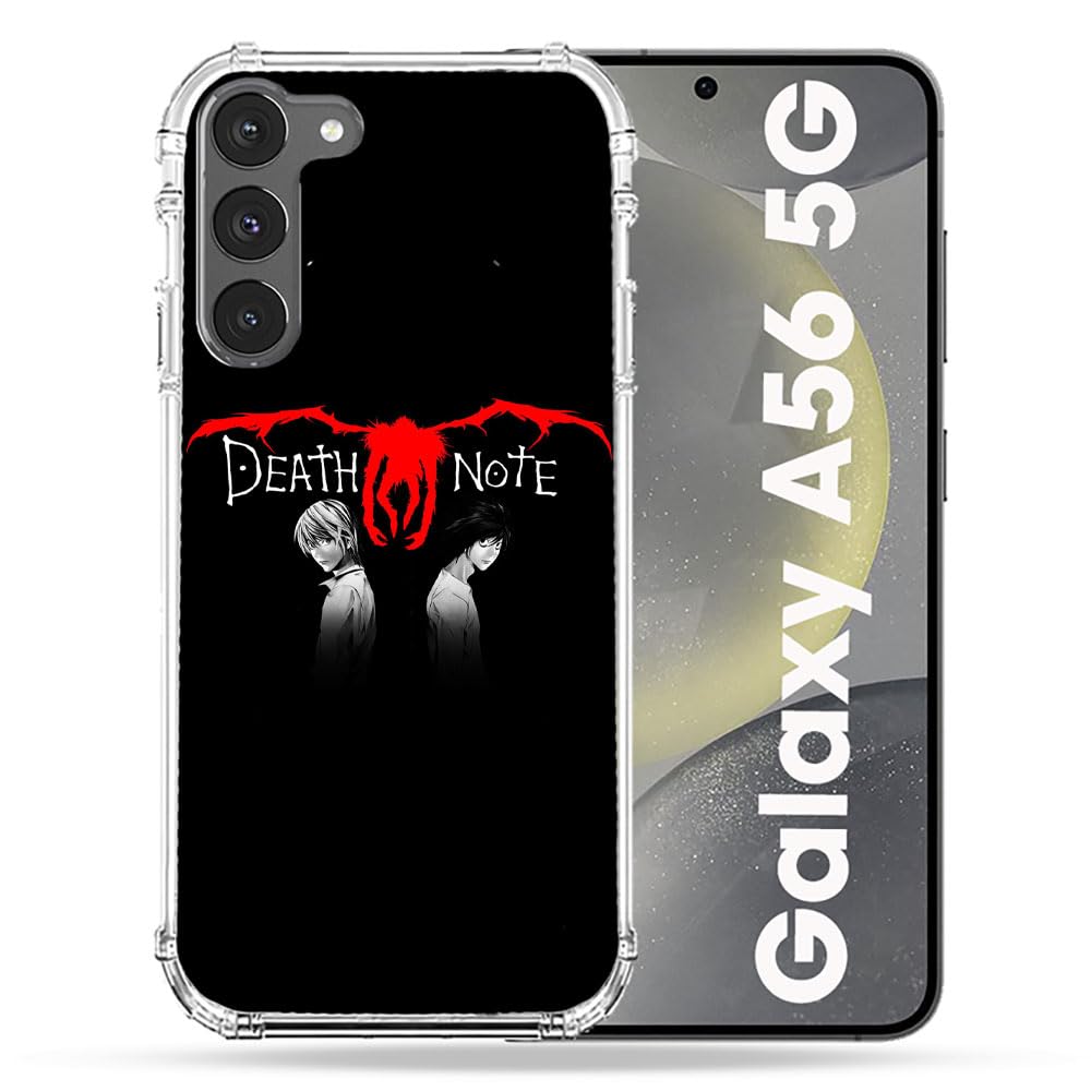 Cokitec Reinforced Case for Samsung Galaxy A56 5G Manga Death Note Black